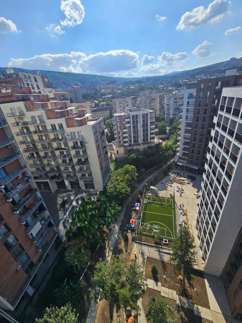 View over Tbilisi from the building